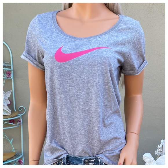 Nike Tops - “THE NIKE TEE” DRI-FIT Athletic Cut Scoop T-shirt